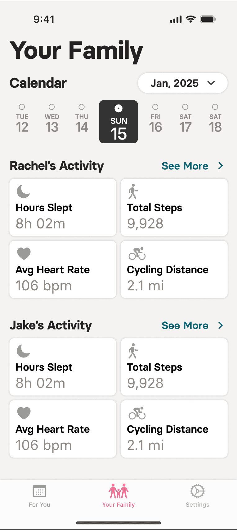 Ambient Health App Preview